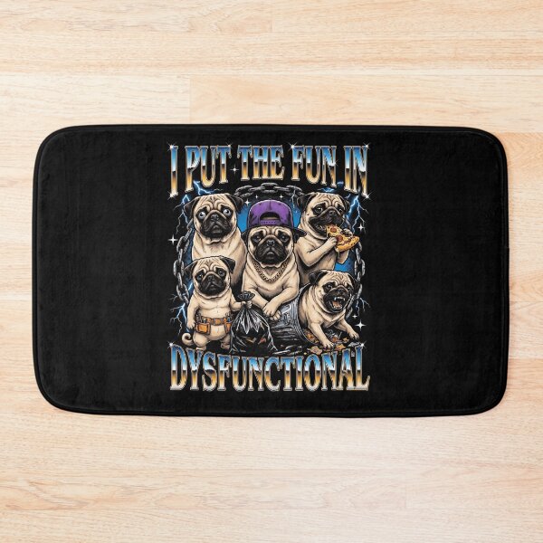 Item preview, Funny Dysfunctional Pugs Dog Lover Humor designed and sold by d247.