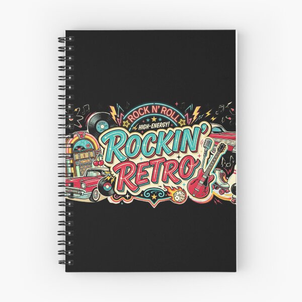Item preview, Vintage 1950s Rockin Retro T-Shirt Design | Rock N Roll & Classic Car Graphic designed and sold by Rhythm Thru Art .