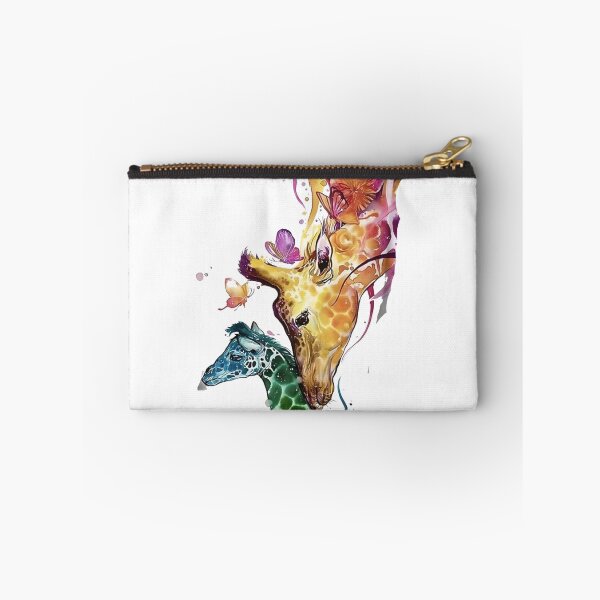 Item preview, Decorative Floral Art Giraffe and her Baby – Colorful Wildlife Animal designed and sold by Gbriel3.