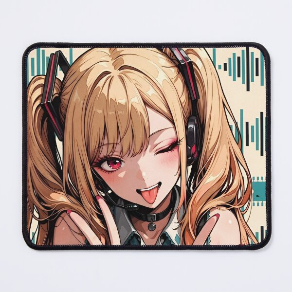 Item preview, Cyber Idol Anime Girl – Futuristic Headset Waifu Aesthetic | Original Manga Style Art designed and sold by Dyan4.