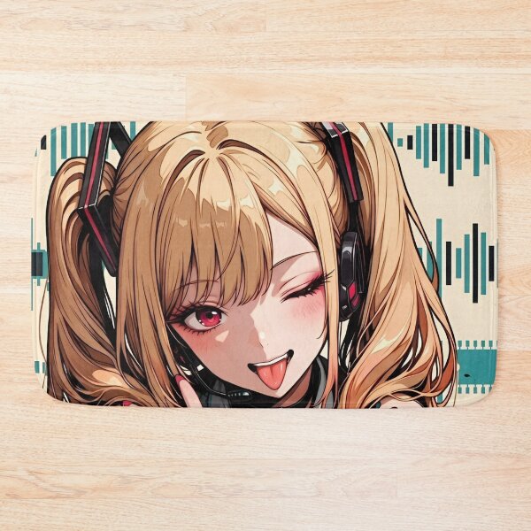 Item preview, Cyber Idol Anime Girl – Futuristic Headset Waifu Aesthetic | Original Manga Style Art designed and sold by Dyan4.