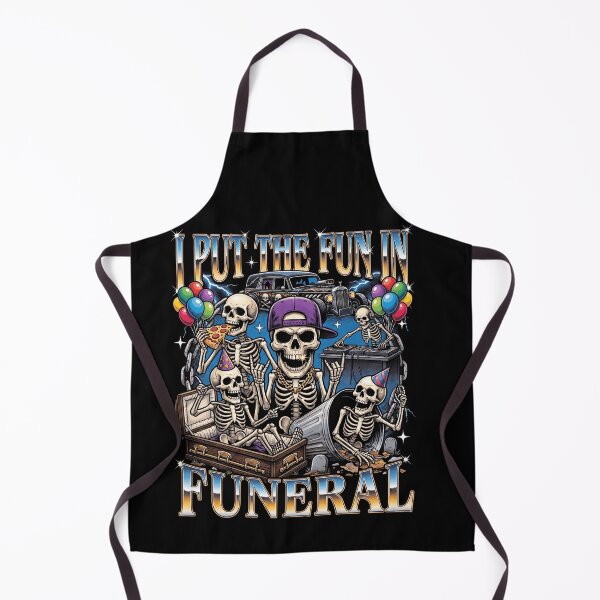 Item preview, I Put The Fun In Funeral Skeleton Party designed and sold by d247.