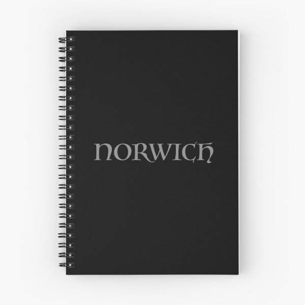 Item preview, Norwich old medieval style text (Grey) designed and sold by STUDIO-72.