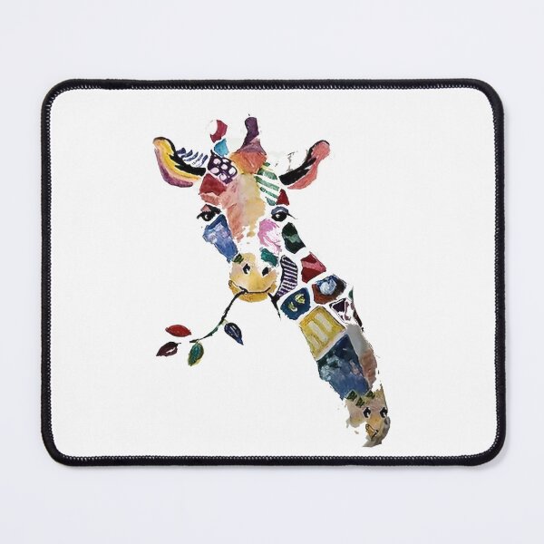 Item preview, Decorative Giraffe Floral Art – Colorful Wildlife Animal designed and sold by Gbriel3.