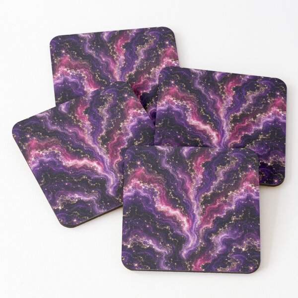 Item preview, Celestial Ocean Vertical Magenta Wave Art designed and sold by Inkworksbyshery.