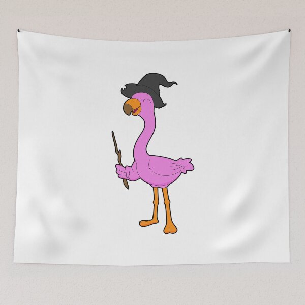 Item preview, Flamingo Witch Witch hat designed and sold by Snabdesign84.