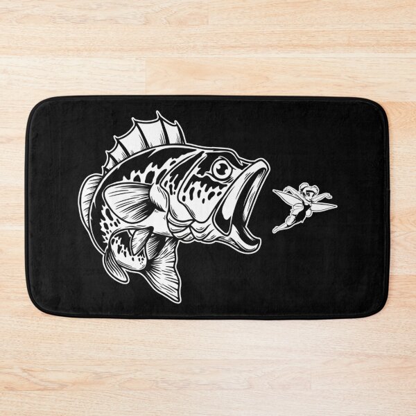 Item preview, Largemouth Bass Eating Tinkerbell designed and sold by NirMu.