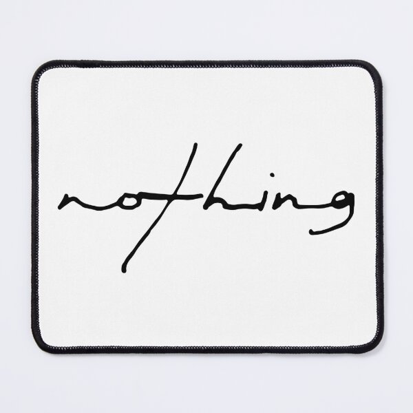 Item preview, Nothing Typograph Black designed and sold by JShumJhon.