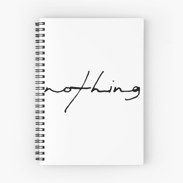Item preview, Nothing Typograph Black designed and sold by JShumJhon.