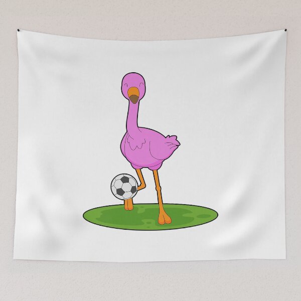 Item preview, Flamingo Soccer player Soccer designed and sold by Snabdesign84.