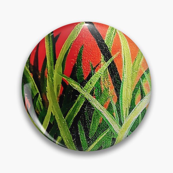 Item preview, Blades of grass on terracotta designed and sold by Carol Ames .
