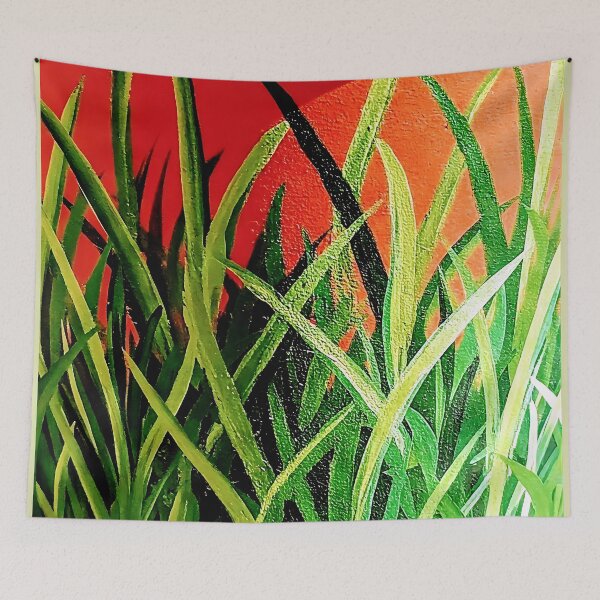 Item preview, Blades of grass on terracotta designed and sold by Carol Ames .