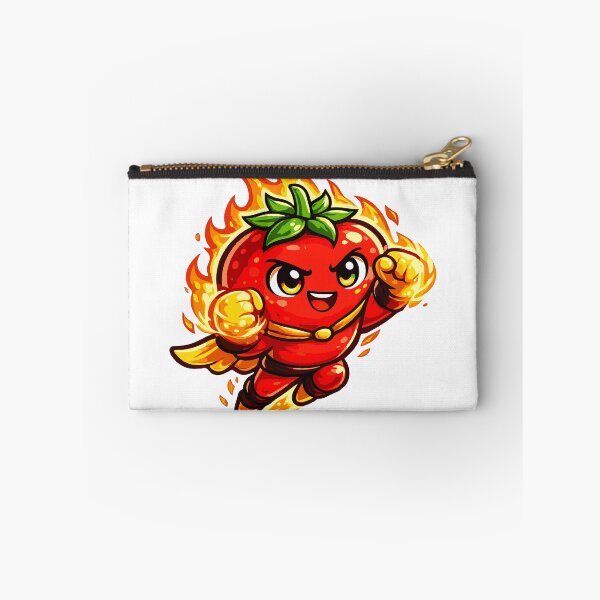 Item preview, Fire Superhero Tomato Cartoon Character designed and sold by NakottaFashion.