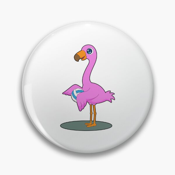 Item preview, Flamingo Volleyball player Volleyball designed and sold by Snabdesign84.