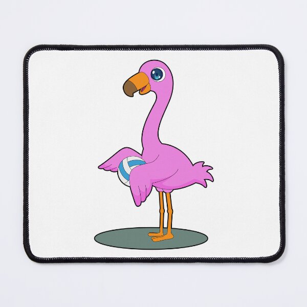 Item preview, Flamingo Volleyball player Volleyball designed and sold by Snabdesign84.