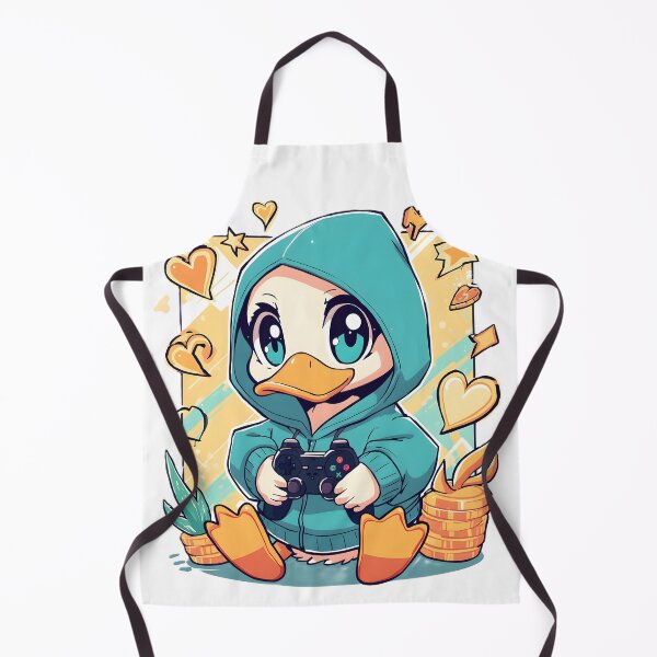 Item preview, Cute Gamer Duck Sticker | Kawaii Gaming Duck | Cozy Gamer Duckling | Hoodie Duck Gamer | Adorable Gaming Animal designed and sold by dreamz-world.