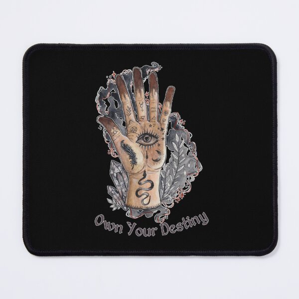 Item preview, Own Your Destiny Palmistry Hand Mystical Evil Eye Witchy Art designed and sold by esmavart.