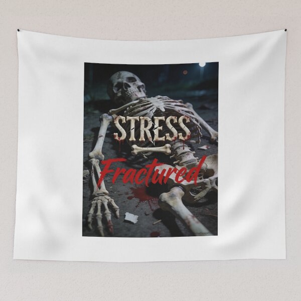 Item preview, The Stress Fractured Print designed and sold by Lichentroupe63.