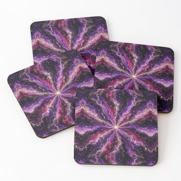 Item preview, Radial Violet Celestial Ocean Pattern designed and sold by Inkworksbyshery.