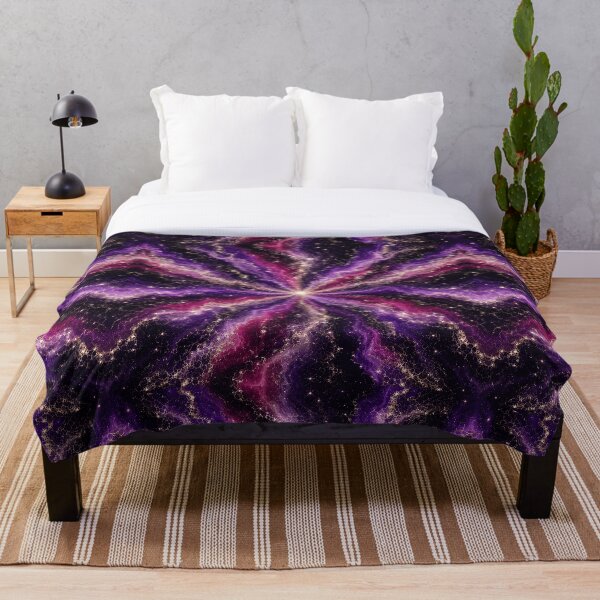Item preview, Radial Violet Celestial Ocean Pattern designed and sold by Inkworksbyshery.