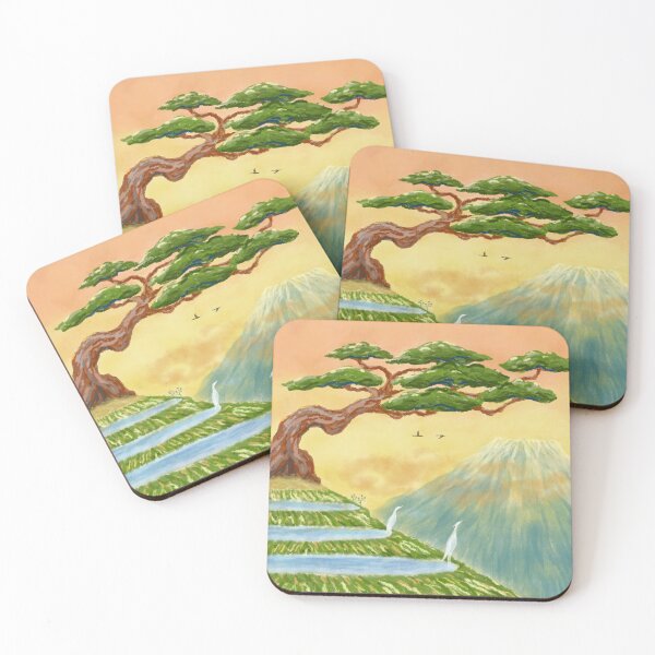 Item preview, An oriental mountain landscape designed and sold by greenPQBstudio.