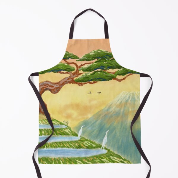 Item preview, An oriental mountain landscape designed and sold by greenPQBstudio.