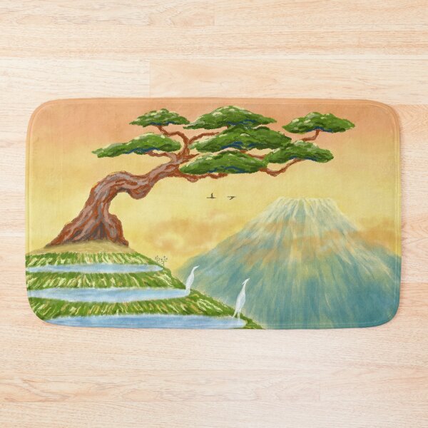 Item preview, An oriental mountain landscape designed and sold by greenPQBstudio.