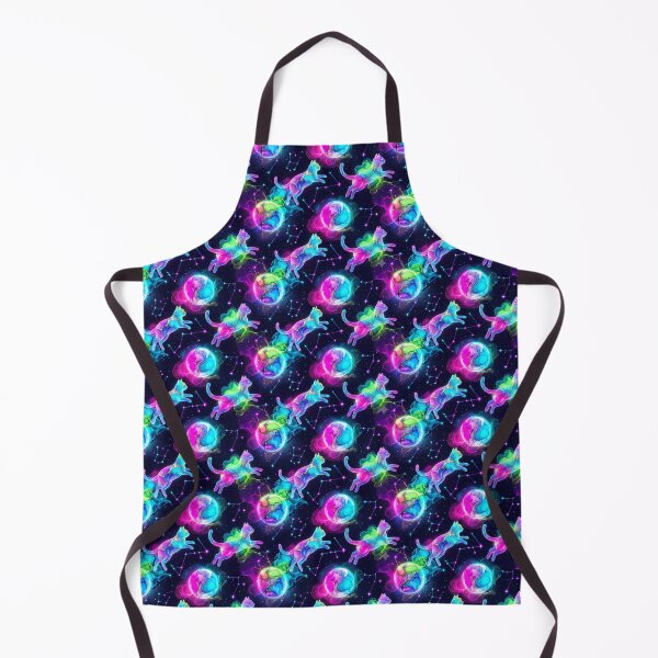 Item preview, Fluid Liquid Neon Cosmic Cats Pattern designed and sold by Thai Vibe Studio.