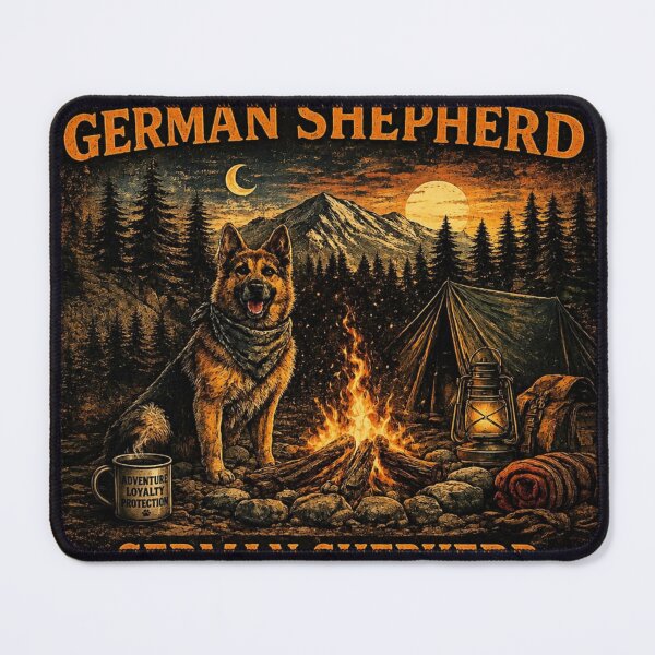 Item preview, German Shepherd Camping Dog Lover designed and sold by AtllasDesigns.