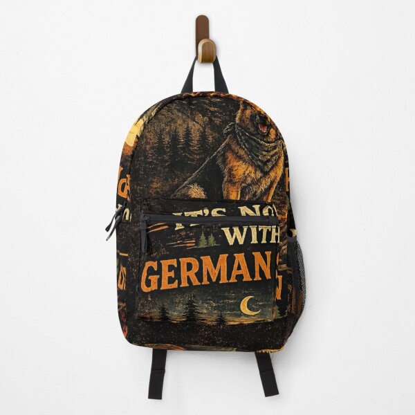 Item preview, German Shepherd Camping Dog Lover designed and sold by AtllasDesigns.