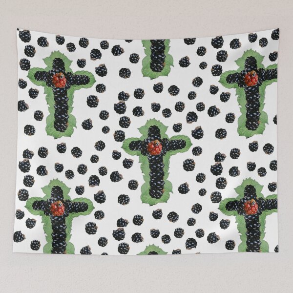 Item preview, blackberry ladybug cross designed and sold by gracehopelove.