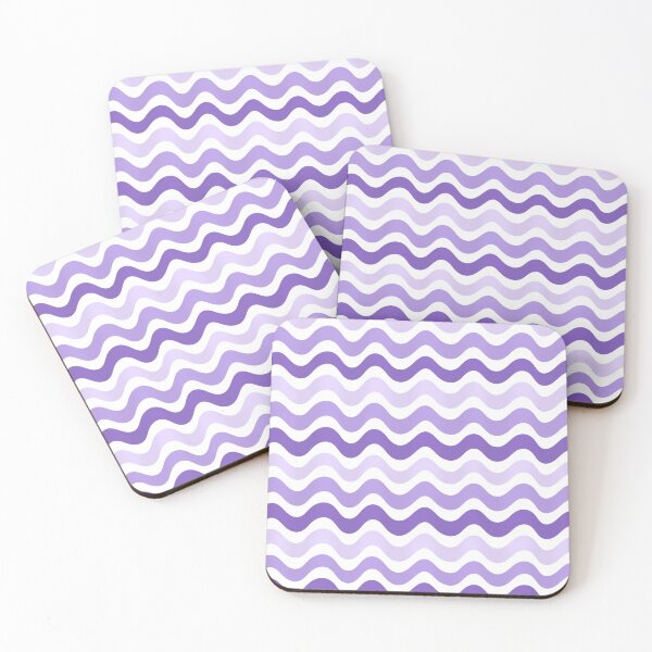 Item preview, 3D wave pattern - Purple shade designed and sold by Pattern Petals.