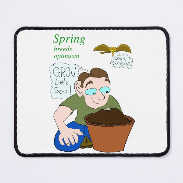 Item preview, Spring optimism: Grow little seed ! designed and sold by LittleGreyMan2026.