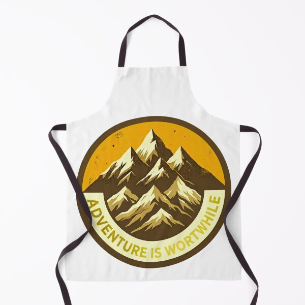Item preview, Vintage Mountain Emblem Graphic T-Shirt - Adventure Is Worthwhile Outdoor Badge Design designed and sold by GabeMountainArt.