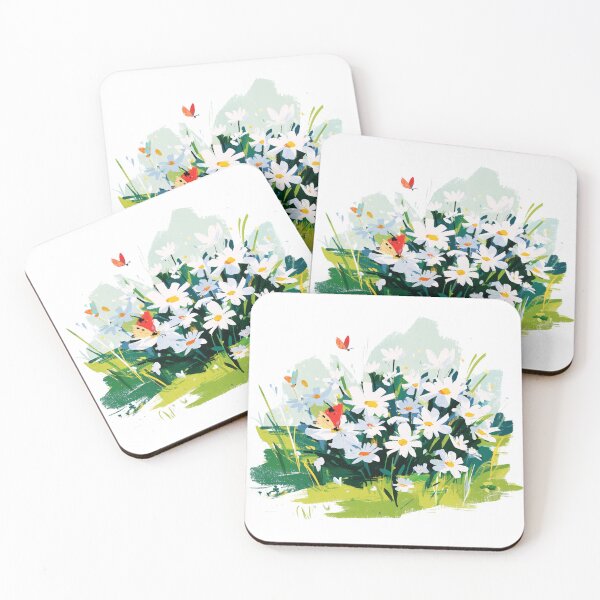 Item preview, Butterflies in a Daisy Meadow designed and sold by Dusk Atelier.