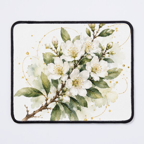 Item preview, Myrtle Flower in Watercolor | Argentine Botany | Botanical Illustration designed and sold by Esencia Argentina.