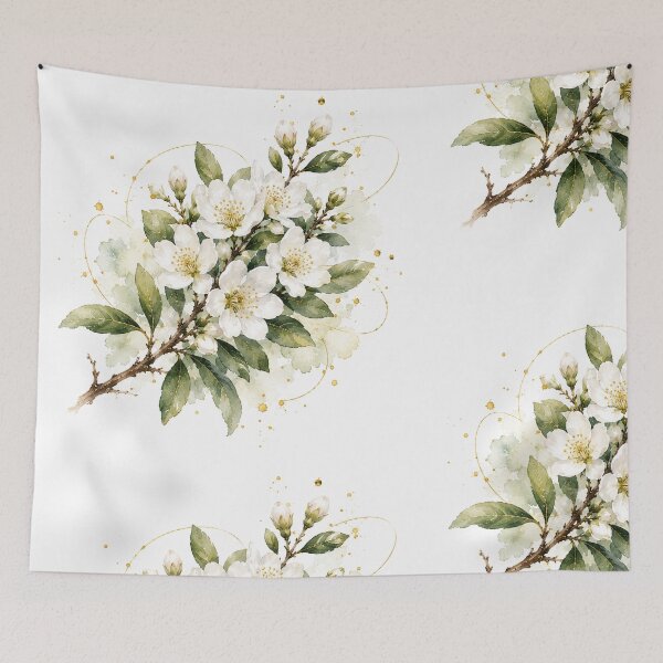 Item preview, Myrtle Flower in Watercolor | Argentine Botany | Botanical Illustration designed and sold by Esencia Argentina.