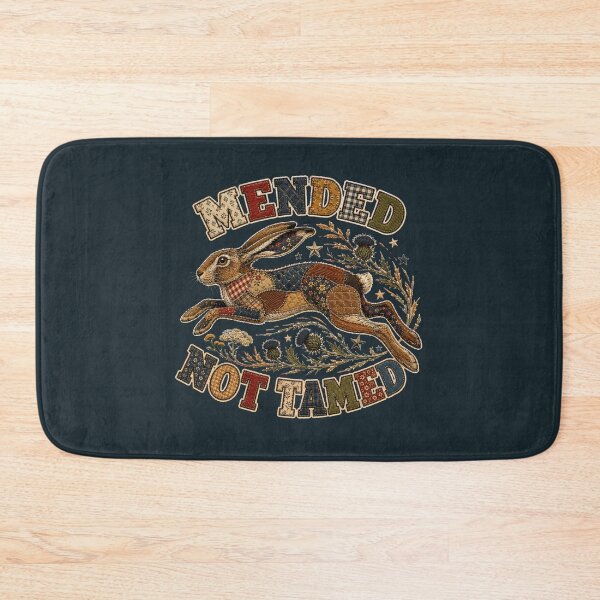 Item preview, Running Patchwork Hare - Mended, Not Tamed designed and sold by PitsFusion.