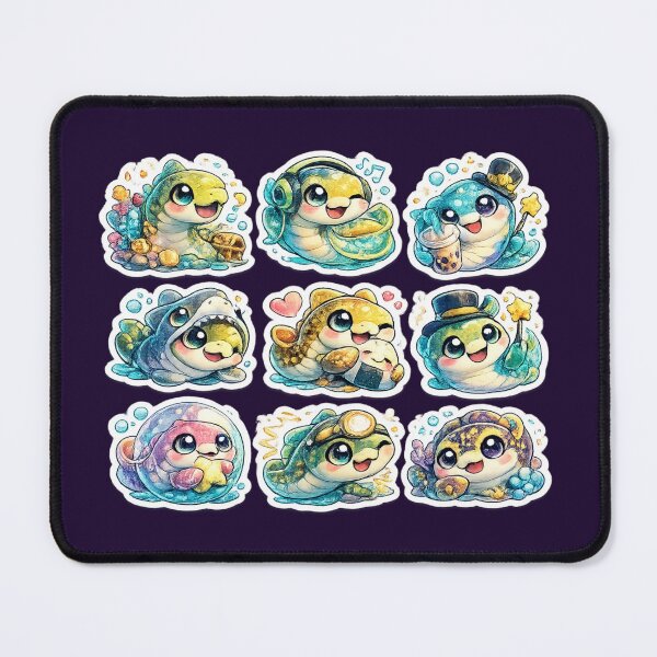 Item preview, Cute Kawaii Eel Sticker designed and sold by KrishAuraa.