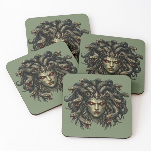 Item preview, Dark Fantasy Medusa – Mythic Serpent Queen Design designed and sold by LegendQuarter.