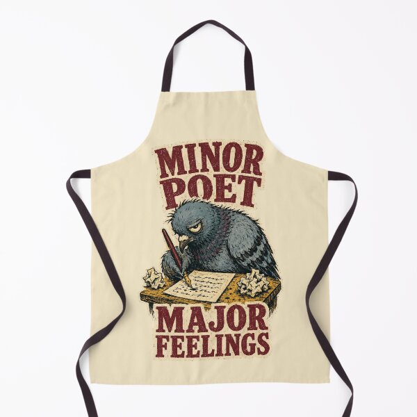 Item preview, Minor Poet, Major Feelings – Funny Pigeon Writer designed and sold by Lacritsa .