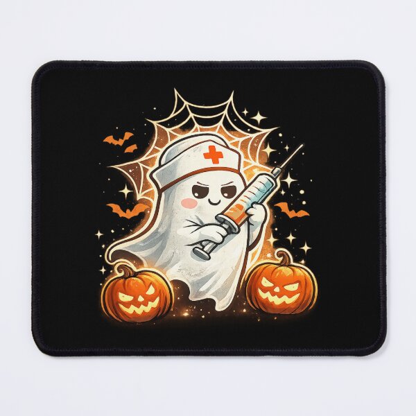 Item preview, Aesthetic Nurse Halloween Gift Ghost Syringe Art designed and sold by Corvoria.