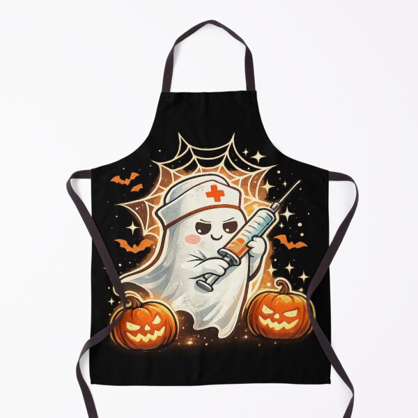 Item preview, Aesthetic Nurse Halloween Gift Ghost Syringe Art designed and sold by Corvoria.