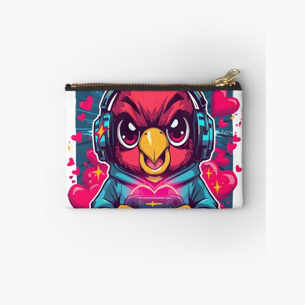 Item preview, Lovebird Gamer Sticker | Cute Gaming Bird with Headset | RGB Gamer Mascot | Anime Gaming Lovebird | Gamer Gift designed and sold by dreamz-world.