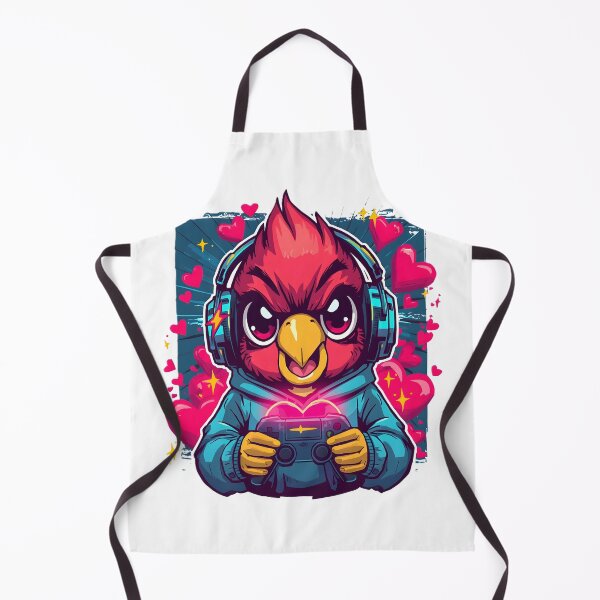 Item preview, Lovebird Gamer Sticker | Cute Gaming Bird with Headset | RGB Gamer Mascot | Anime Gaming Lovebird | Gamer Gift designed and sold by dreamz-world.