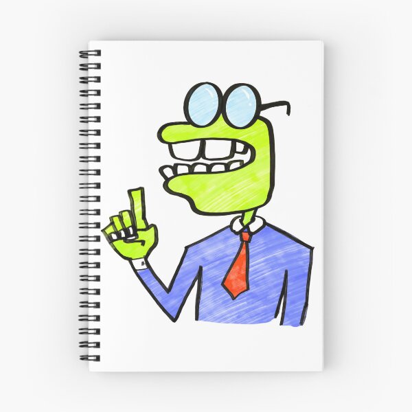 Item preview, Smart monster alien silly nerd school designed and sold by VANO!.