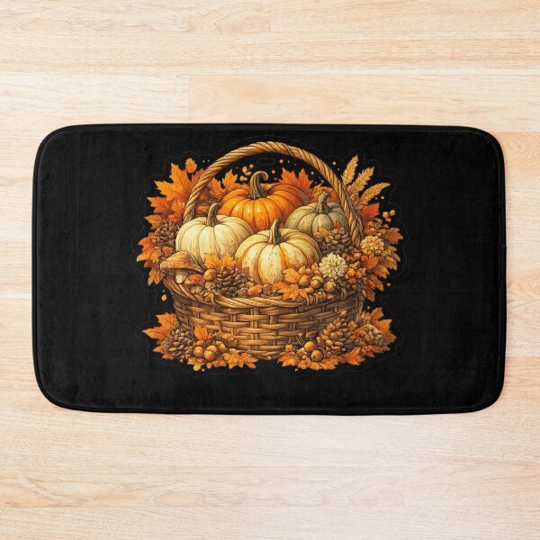 Item preview, Cozy Pumpkin Harvest Basket Sticker designed and sold by VeltrixaDesigns.