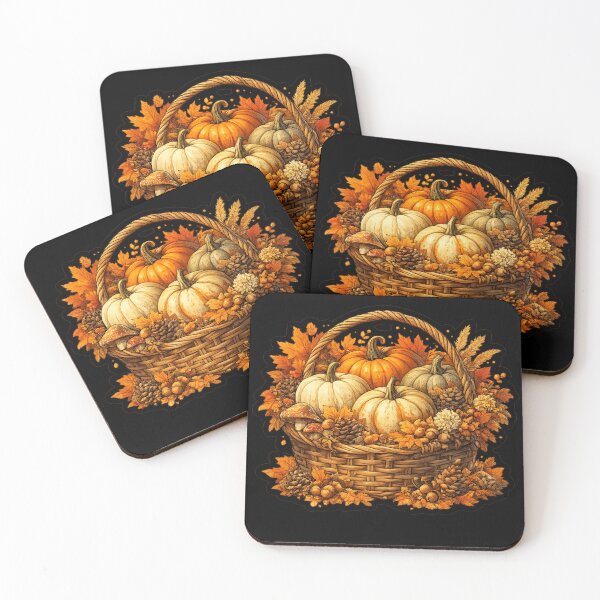 Item preview, Cozy Pumpkin Harvest Basket Sticker designed and sold by VeltrixaDesigns.