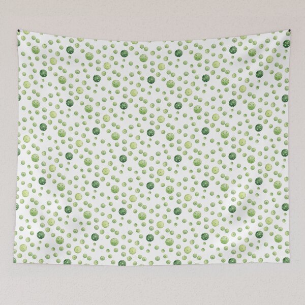 Item preview, Watercolor Green Pickleball Seamless Pattern designed and sold by randaper.