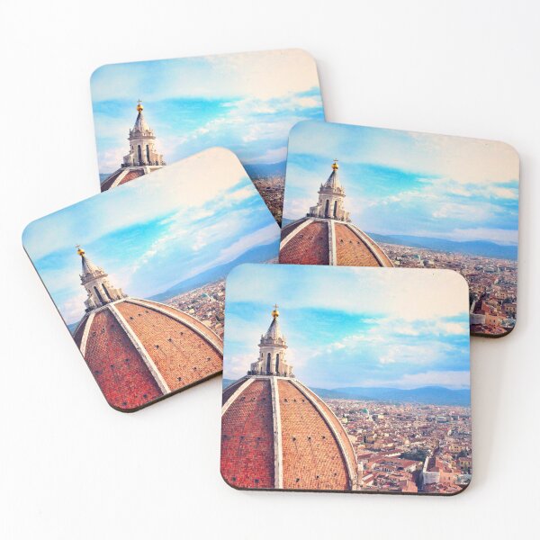 Item preview, Brunelleschi's dome, Florence, Italy cityscape and skyline color photographic art print designed and sold by Jéanpaul  Ferro.